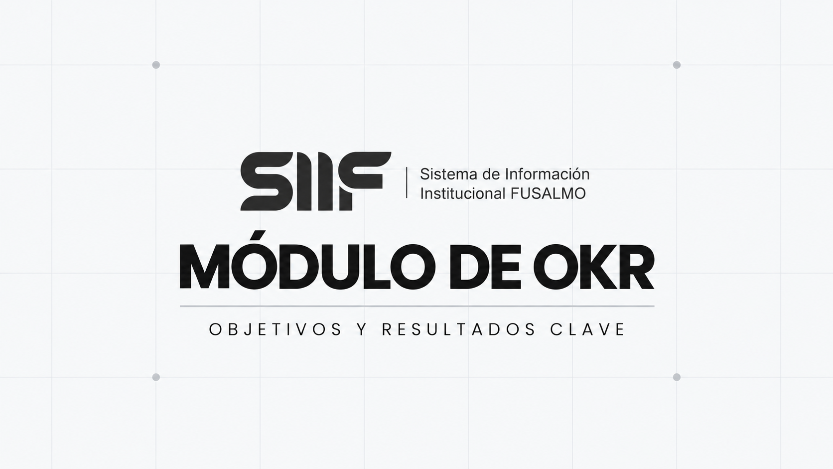 Módulo de OKR — SIIF
